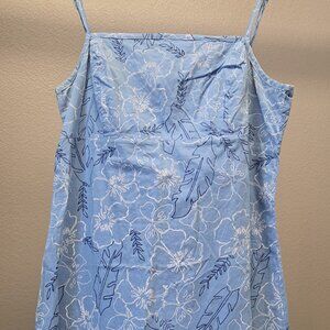 Hawaiian Style Summer Dress with Spagetti Straps Size Small